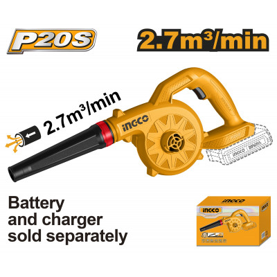 20v Ps+c/l Aspirator Blower No B/c