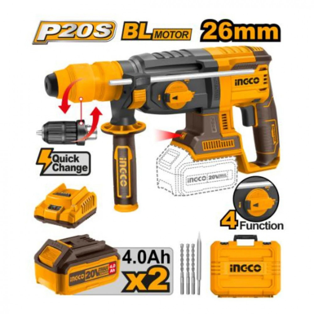 20v Ps+ Rotary Hammer Kit