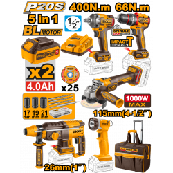 20v Ps+c/l 5pcss Combo Kit