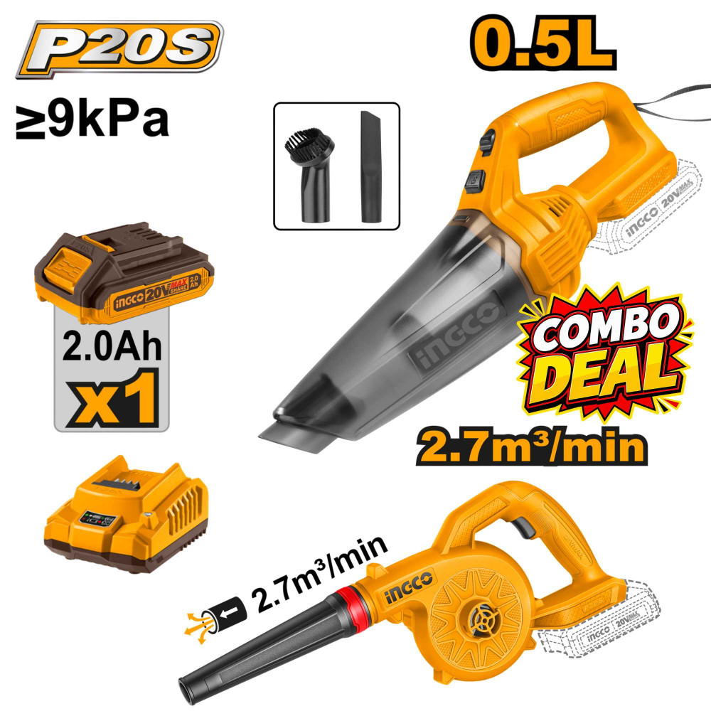 BLOWER & HAND HELD VACUUM COMBO