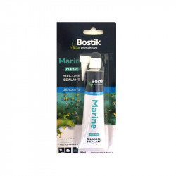 BOSTIK Marine Clear Silicone Sealant - 90ml Tube