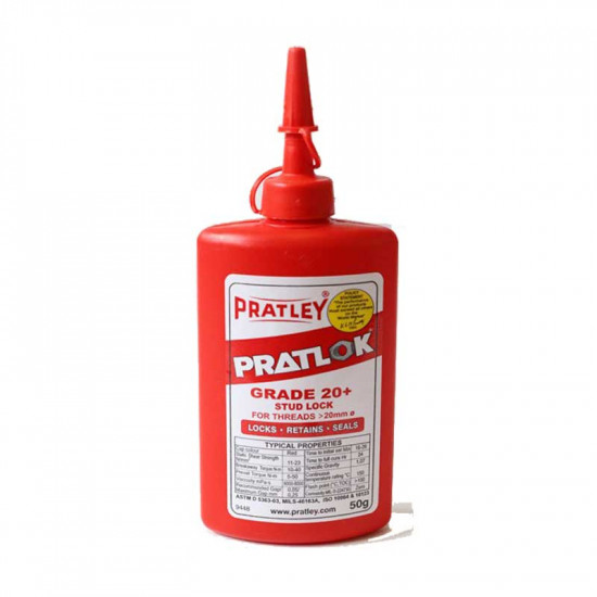 PRATLEY Adhesive Pratlock Studlock 50gr Grade 10-20 PRATLEY Adhesive Pratlock Studlock 50gr Grade 10-20