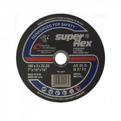Superflex Abrasive Steel Cutting Disc 180mm*3.0mm*22.2mm