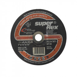 Superflex Abrasive Steel Grinding Disc 115mm*6.4mm*22.2mm
