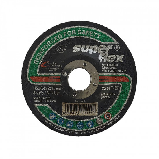 Superflex Abrasive Stone Grinding Disc 115mm*6mm*22.2mm Superflex Abrasive Stone Grinding Disc 115mm*6mm*22.2mm