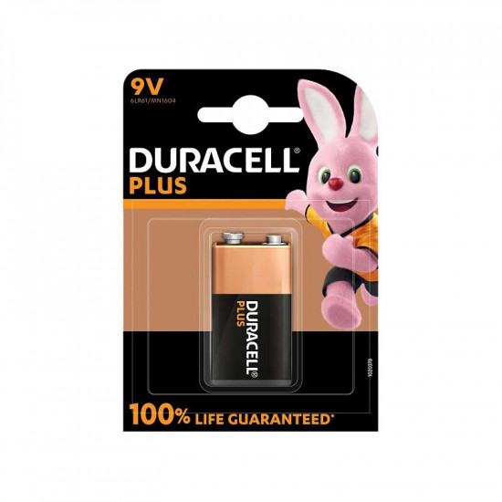 DURACELL Battery Plus Rectangular 1's 9v Mn1604b1 DURACELL Battery Plus Rectangular 1's 9v Mn1604b1
