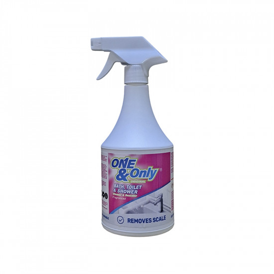 One & Only Bath Tile & Shower Cleaner & Descaler 750ml One & Only Bath Tile & Shower Cleaner & Descaler 750ml