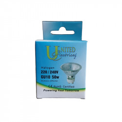 United Electricalglobe Downlight Halogen 50w 12v Mr16 2000hrs Disc