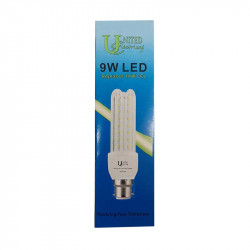 United Electrical 9 Watt 3u B22 Led Bulb Cool White