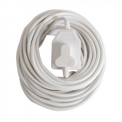 United Electrical 20 Metre Extension Cord White 10 Amp