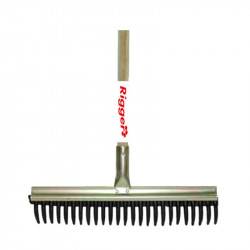 RIGGER Rubber Rake Economy Come With Wood H&le