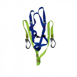 Pioneer Safety Harness Double Lanyard & Scaffold Hooks Comfort Padding