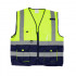 Vests Pioneer Signaling With Zip Id Pocket Lime/navy Lrg Vo3