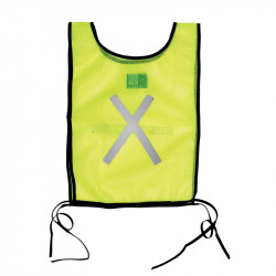 Pioneer Safety Bib Reflective Fluorescent Lime