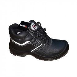 DOT Radebe Safety Boot Black Oil/acid St/cap Size 5