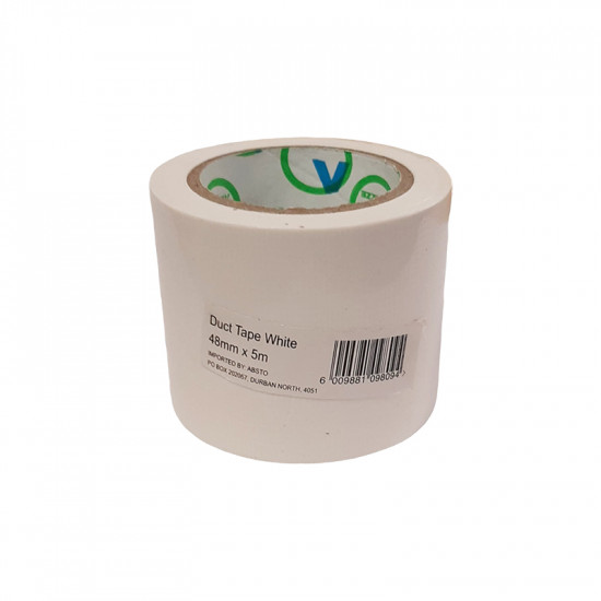 AVAST Duct Tape 48mm X 5m - White AVAST Duct Tape 48mm X 5m - White