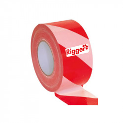 Barrier Tape (danger Tape) Red/white Pvc 75mmx100m