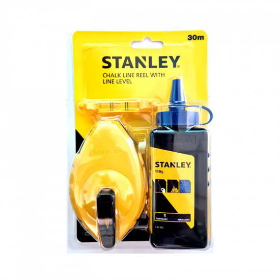 STANLEY Chalk Line Reel Metal 30mt 0-47-100 STANLEY Chalk Line Reel Metal 30mt 0-47-100