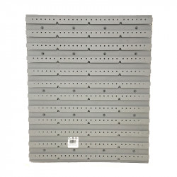 Big Jim Wall Mounted Component Box Louvre Hanger Board (grey)
