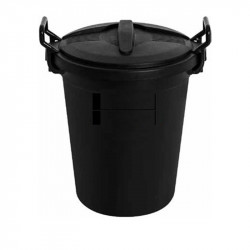 Big Jim Refuse Bin 70lt - Black