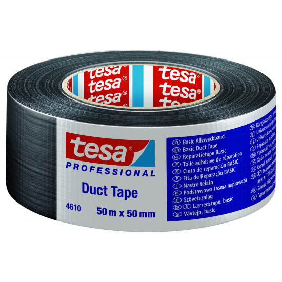TESA Duct Tape 50mx50mm Black (ip 6) TESA Duct Tape 50mx50mm Black (ip 6)