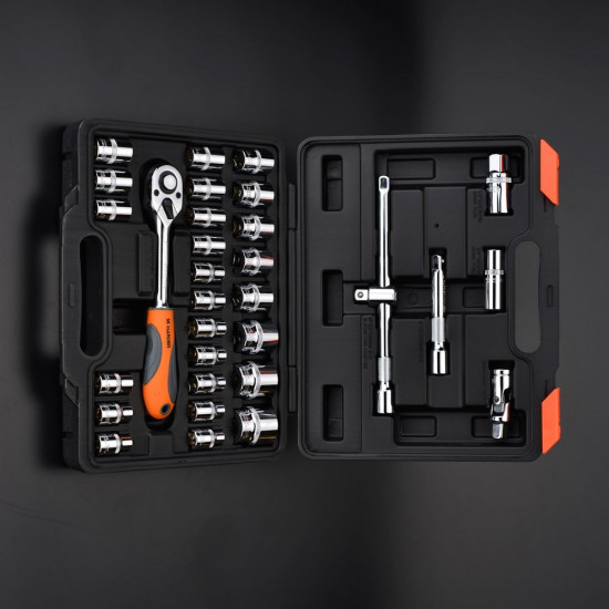 32 Pcs 1/2 Inch Socket Set 32 Pcs 1/2 Inch Socket Set