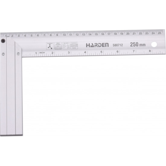 250mm Aluminium Tri Square