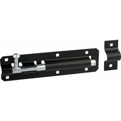 Barrel Bolt Black Japan Straight 100mm (1)