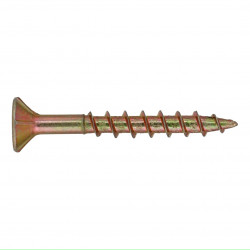 Chipboard Screw Yellow Passivated 4x63mm (100)