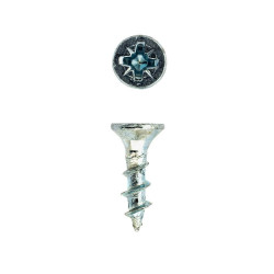Chipboard Screw Zinc Plated - Silver 4x16mm (200)