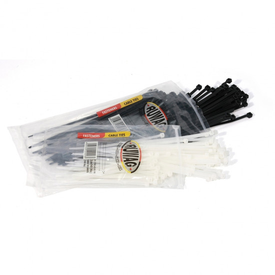 Cable Ties White 4.9x381mm (10) Cable Ties White 4.9x381mm (10)