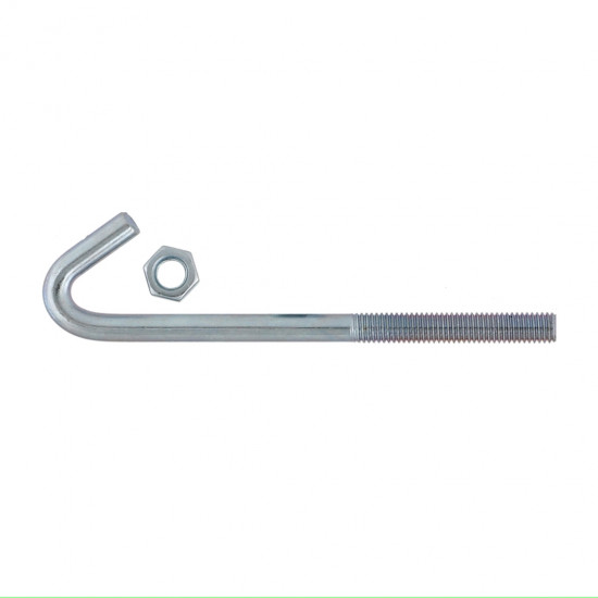 Hook Bolt & Nut 6x50mm (100) Hook Bolt & Nut 6x50mm (100)