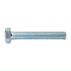 Mild Steel Set Screw & Nut Zinc Plated 8x25mm (100)