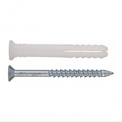 Plastic Rimmed Nail-in Anchor 6x55mm (5)