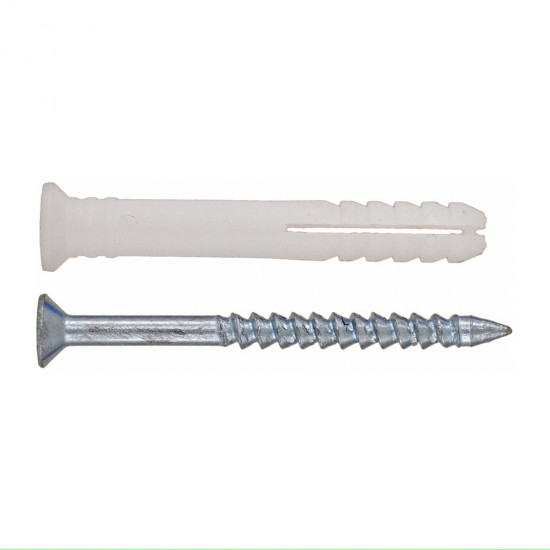 Plastic Rimmed Nail-in Anchor 8x100mm (50) Plastic Rimmed Nail-in Anchor 8x100mm (50)