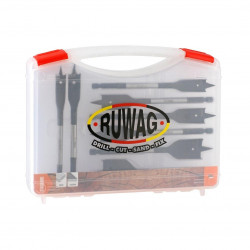 8pce Wood Flat Bit Set 12-32mm