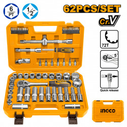 Socket Set 1/2 62pc 10-32 Bmc