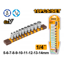Socket Set 1/4 10pc