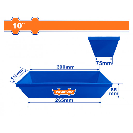 Plastic Mud Pan 250mm Plastic Mud Pan 250mm