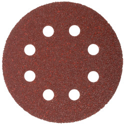 S&ing Disc 115mm 40 Grit With Holes 10/pk Hook And Loop