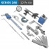 ACCUD 12pce Measuring Tool Set In Alumin