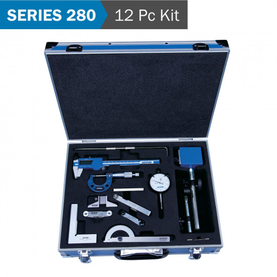 ACCUD 12pce Measuring Tool Set In Alumin ACCUD 12pce Measuring Tool Set In Alumin