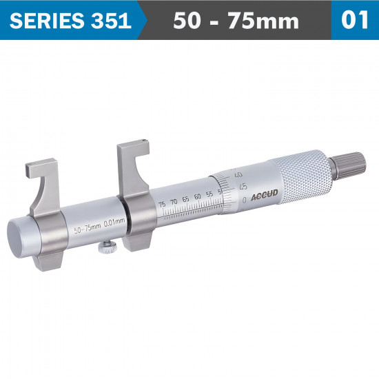 Inside Micrometer 50-75mm Without Setting Ring 0.009mm Acc. 0.01mm Gra Inside Micrometer 50-75mm Without Setting Ring 0.009mm Acc. 0.01mm Gra