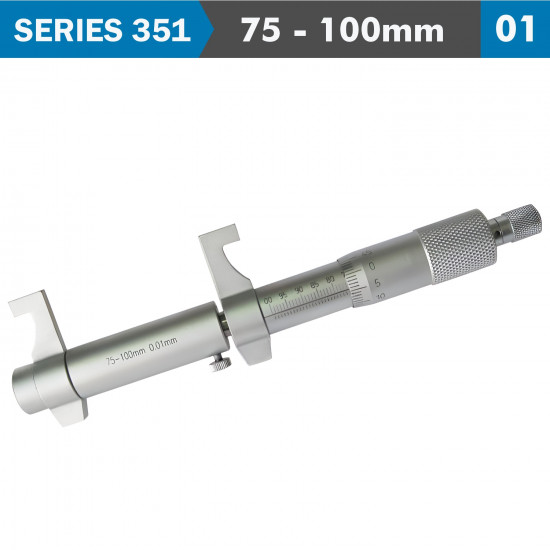 Inside Micrometer 75-100mm Without Setting Ring 0.010mm Acc. 0.01mm Gr Inside Micrometer 75-100mm Without Setting Ring 0.010mm Acc. 0.01mm Gr