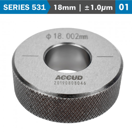 Setting Ring 18mm 0.001mm Acc. Setting Ring 18mm 0.001mm Acc.