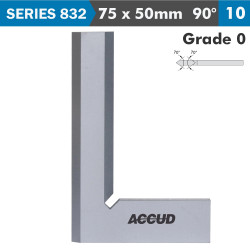 Beveled Edge Square 90 Deg. Grade 0 75x50mm