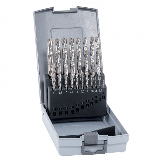 Hss Cobalt Drill Bit Set 19 Piece 1.0-10.0mm X 0.5mm In Plastc Case Hss Cobalt Drill Bit Set 19 Piece 1.0-10.0mm X 0.5mm In Plastc Case