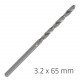 ALPEN Pro Hss 3.2mm Drill Din 338 Rn 135 Split Point Plastic Wallet ( ALPEN Pro Hss 3.2mm Drill Din 338 Rn 135 Split Point Plastic Wallet (