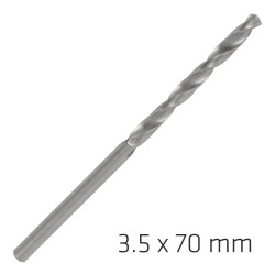 ALPEN Pro Hss 3.5mm Drill Din 338 Rn 135 Split Point Plastic Wallet (