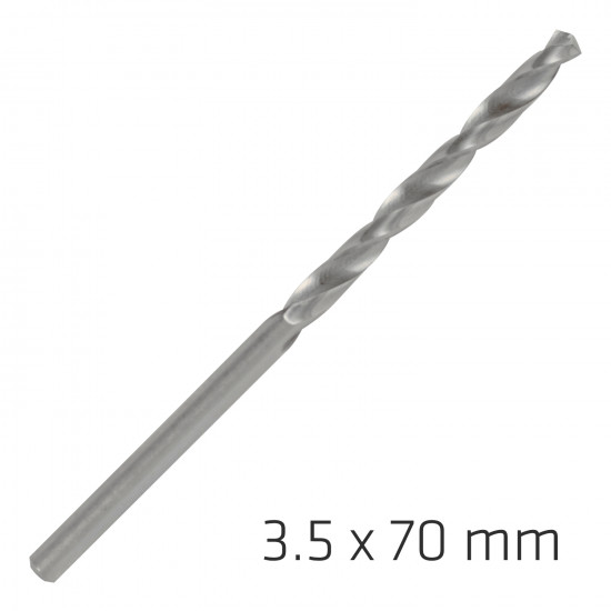 ALPEN Pro Hss 3.5mm Drill Din 338 Rn 135 Split Point Plastic Wallet (